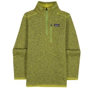 EUC Patagonia Boys'/Kids Better Sweater 1/4-Zip - Fluid Green